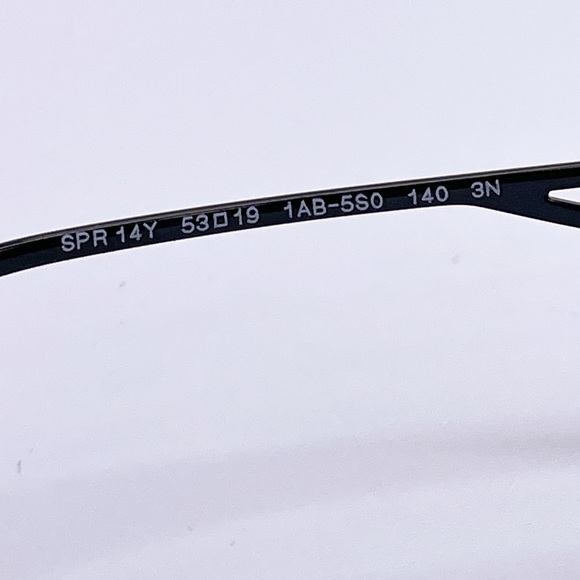 NEW PRADA PR14YS 1AB5S0 BLACK PR 14YS UNISEX SUNGLASSES SPR 14Y EYEWEAR - Picture 11 of 12